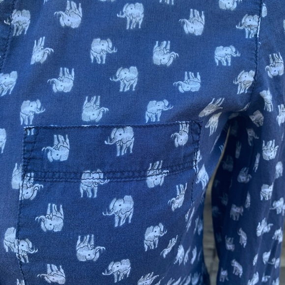Madewell Elephant Button Up - Picture 3 of 5
